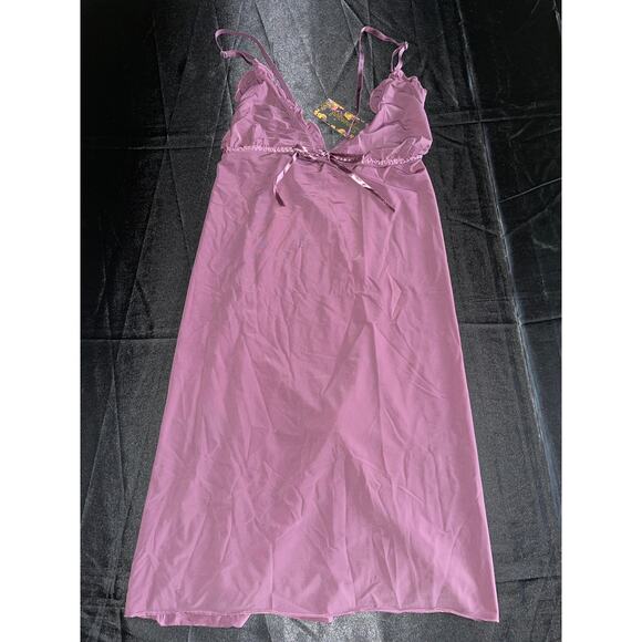 SEVEN TIL MIDNIGHT TRIANGLE CUP CHEMISE TEDDY LINGERIE SIZE 4X NEW - Picture 3 of 4